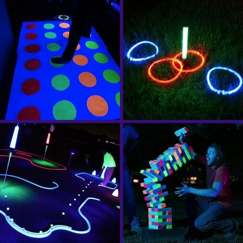 DIY GLOW PARTY Birthday Party Mad in Crafts