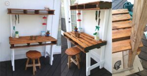 Pallet Potting Bench featured blog post image